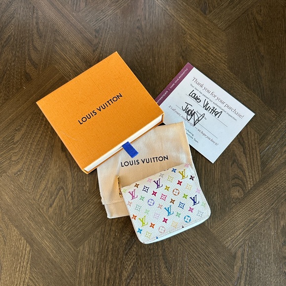 Louis Vuitton Multicolor Murakami Zippy Coin Purse like new - Picture 7 of 8